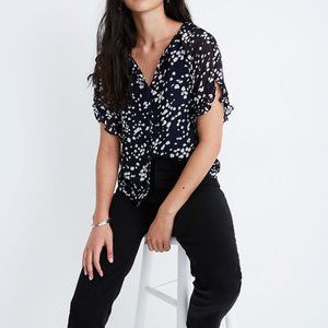 NWT Memento Ruffle Sleeve Top